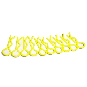 CPV Curved Yellow Body Clips