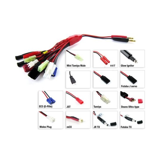 Banana a 14 connectors de diversos carregadors