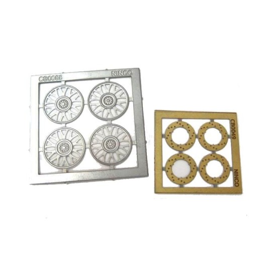 4 X DISCO + TAPACUBOS BBS F1CART