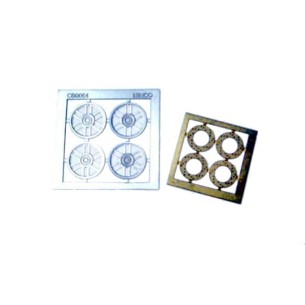 4 x disque + tapacubos motorsport f1cart