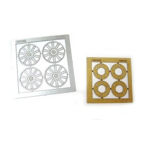 4 x disque + tapacubos motorsport 17