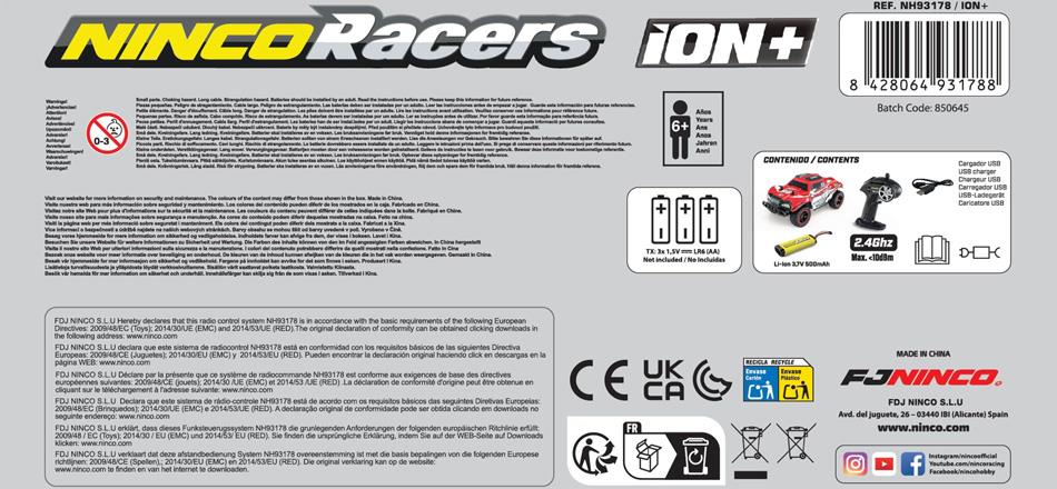 NINCORACERS ION+