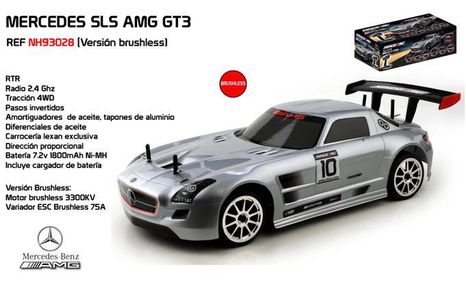 1/10 MERCEDES SLS AMG GT3 BRUSHLESS 2,4G RTR