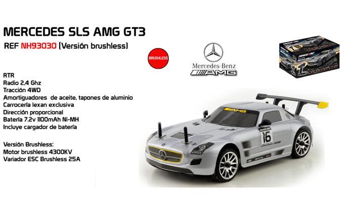 1/16 MERCEDES SLS AMG GT3 BRUSHLESS 2.4G RTR