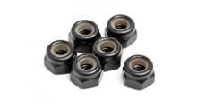 M3 NYLON LOCK NUTS 6P (XB10 / MT10)