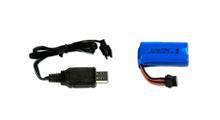 USB CHARGER + BATTERY 6,5V/500 MAH (LEON/RS01)
